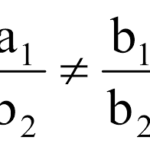 CONDITIONS OF SOLUTION
