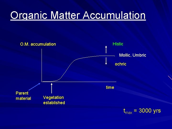 Accumulations of Organic Matter
