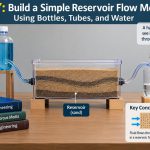 ๐ข๏ธ DIY: Build a Simple Reservoir Flow Model Using Bottles, Tubes, and Water