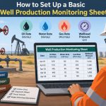 🛢️ How to Set Up a Basic Well Production Monitoring Sheet