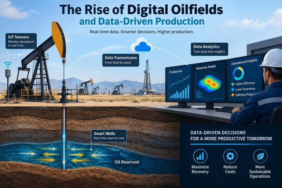 🛢️ The Rise of Digital Oilfields and Data-Driven Production