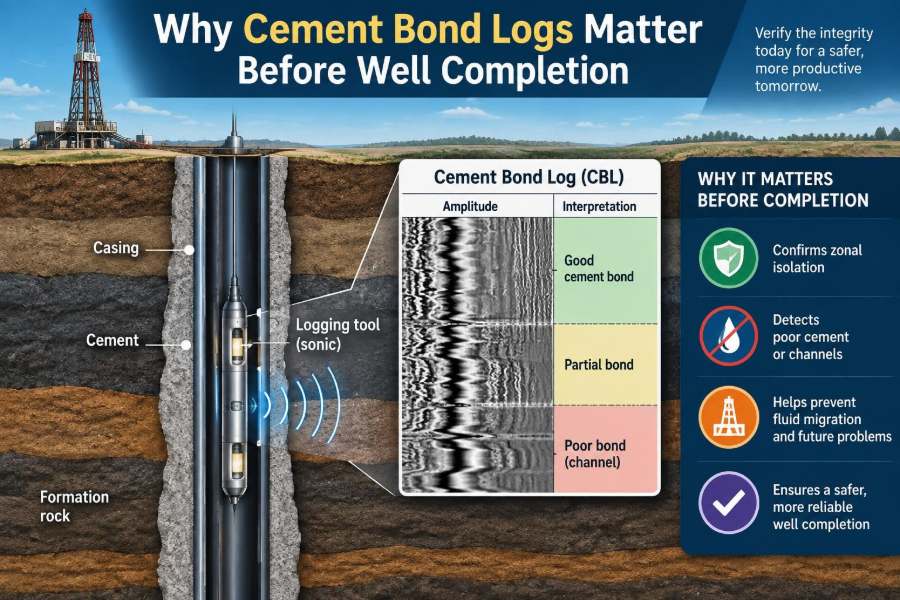 ๐งฑ Why Cement Bond Logs Matter Before Well Completion