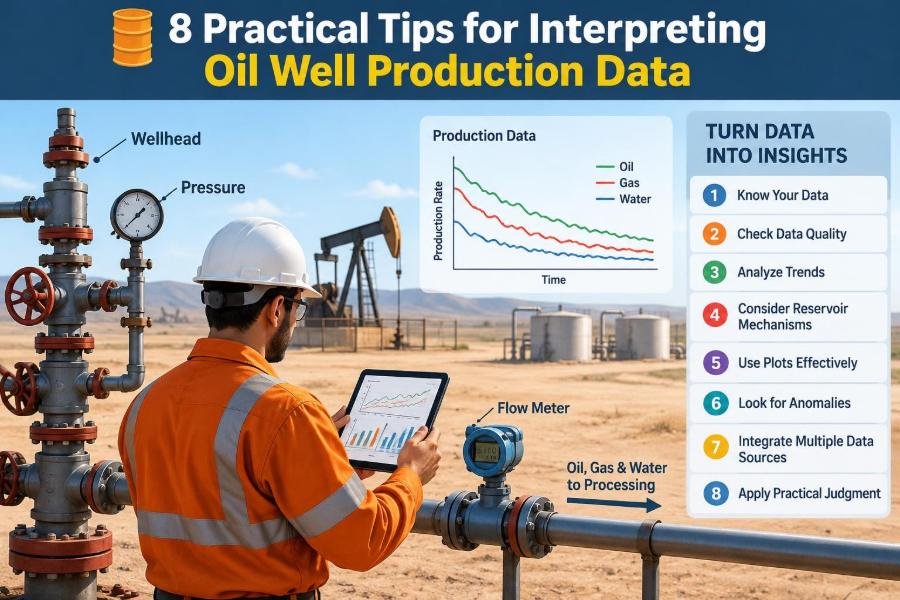 🛢️ 8 Practical Tips for Interpreting Oil Well Production Data