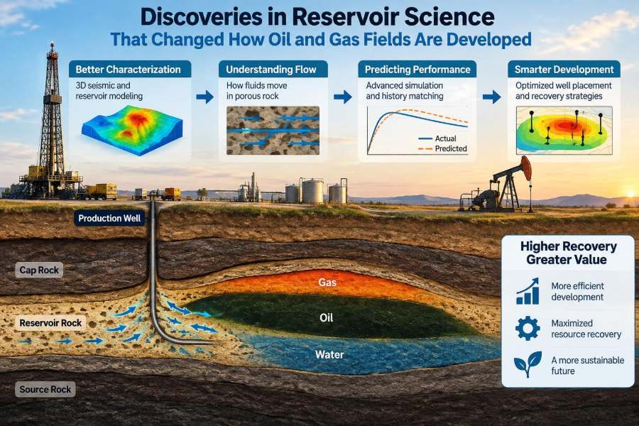 🛢️ Discoveries in Reservoir Science That Changed How Oil and Gas Fields Are Developed
