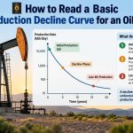 🛢️ How to Read a Basic Production Decline Curve for an Oil Well