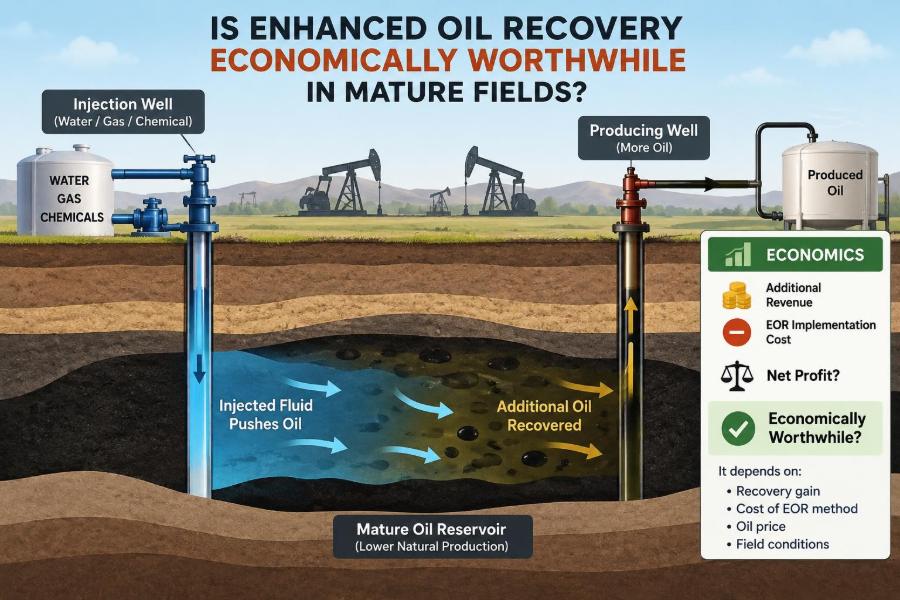🛢️ Whether Enhanced Oil Recovery Is Economically Worthwhile in Mature Fields