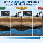 🛢️ Why Water Cut Increases as an Oil Field Matures